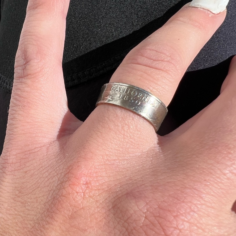 California Ring made from a California Quarter purchased in Los Angeles